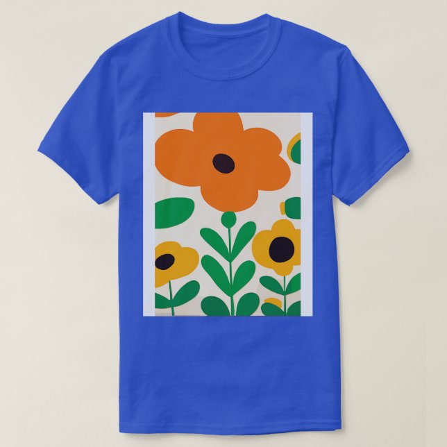 Camiseta Formulários de girassol 1 (Frente do Design)