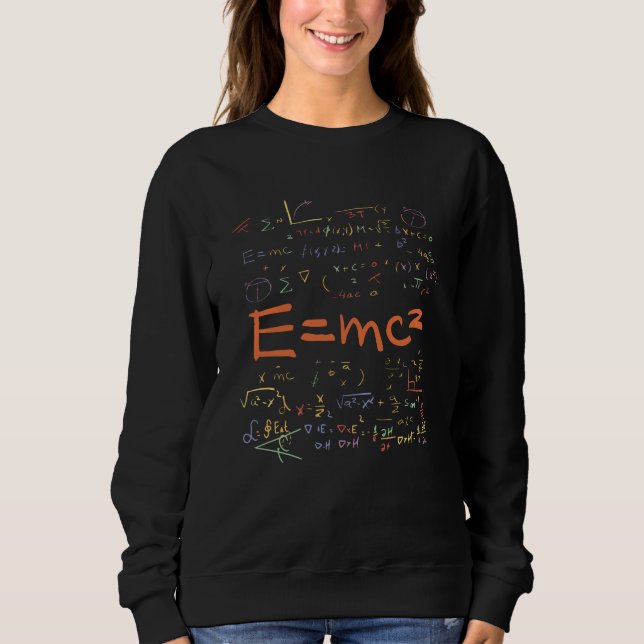 Camiseta Fórmulas de Física e Matemática EMC2 (Frente)
