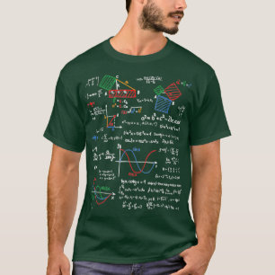 Camiseta Fórmulas de Professores de Matemática Recolher Fol