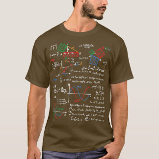 Camiseta Fórmulas de Professores de Matemática Trocar Folha