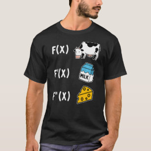 Camiseta Fórmulas de Queijo Matemático