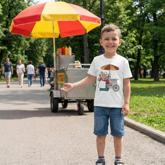 Camiseta Fornecedor de Cachorro Quente (Criador carregado)