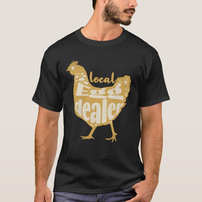 Camiseta Fornecedor de Frango de Ovos Local  (Frente)