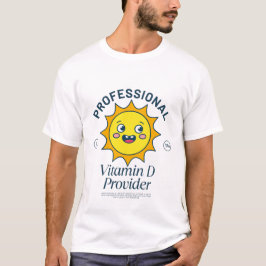 Camiseta fornecedor de vitamina D
