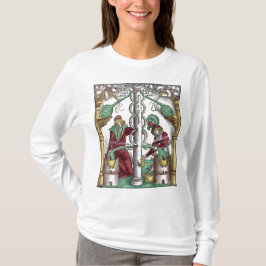 Camiseta Forno de destilação em alquimia