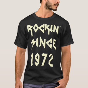 Camiseta Forno de Música Rock Pesado Rockin' desde 1972 50t