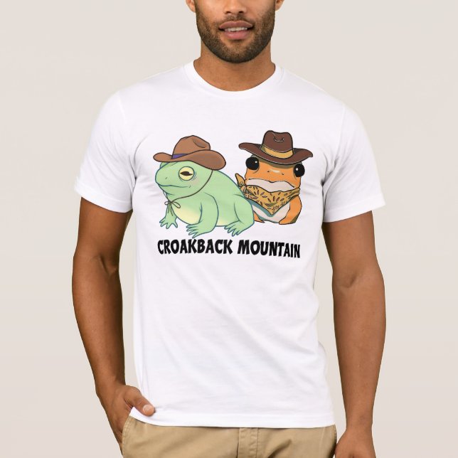 Camiseta Forragens Verdes Laranja da Montanha Croakback (Frente)
