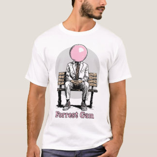 CAMISETA FORREST GUM ! - PARODIE CULTE À MÂCHER