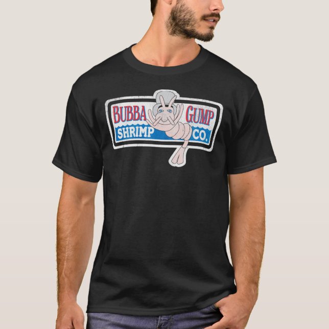 Camiseta Forrest Gump Bubbas Shrimp Co-Camisa Essencial T (Frente)