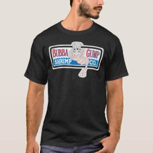 Camiseta Forrest Gump Bubbas Shrimp Co-Camisa Essencial T