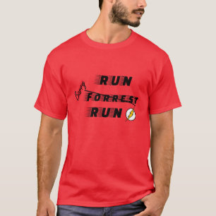 Camiseta Forrest Gump contra o flash
