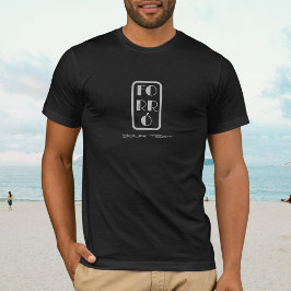 Camiseta Forró forro dança logotipo cinza negra