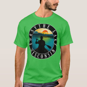 Camiseta Forsythe Lake Wisconsin Canoeing