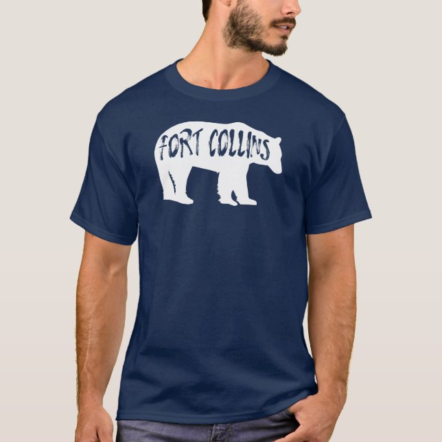 Camiseta Fort Collins Colorado Bear (Frente)