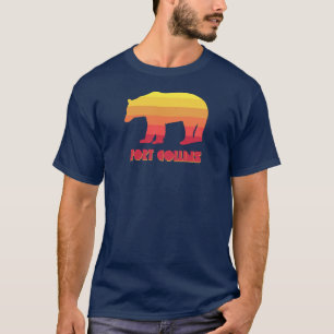 Camiseta Fort Collins Colorado Rainbow Bear