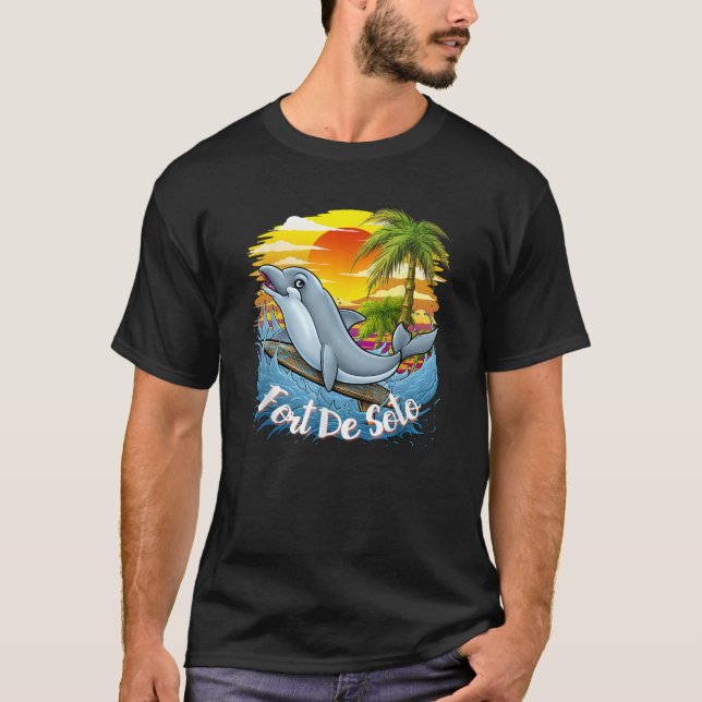 Camiseta Fort De Soto Park Beach T Shirt Florida Primavera  (Frente)