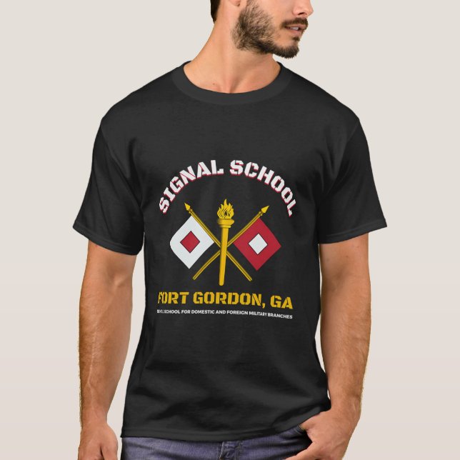 Camiseta Fort Gordon Signal School (Frente)