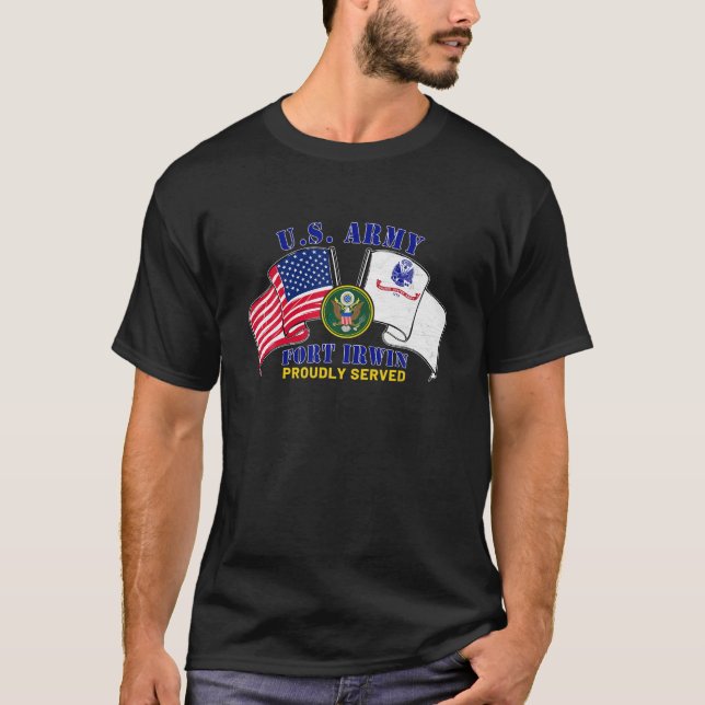 Camiseta Fort Irwin California National Training Center Ame (Frente)