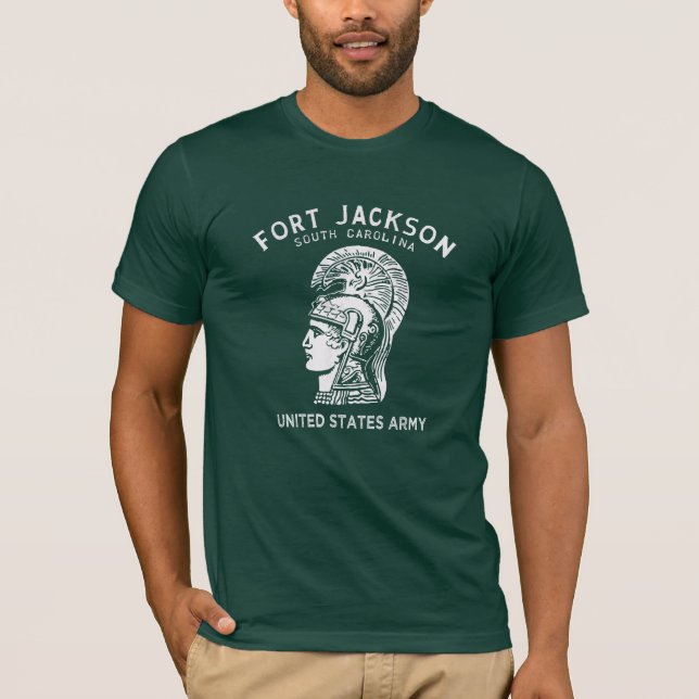 Camiseta Fort Jackson Vintage Branco (Frente)