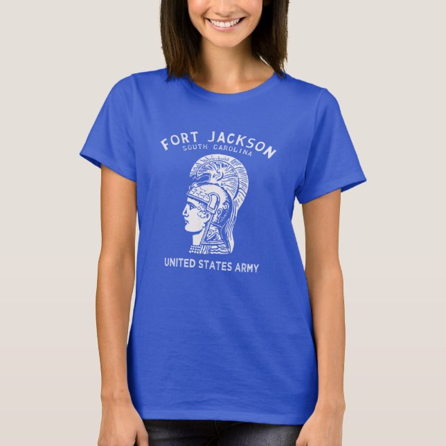 Camiseta Fort Jackson Vintage Branco (Frente)