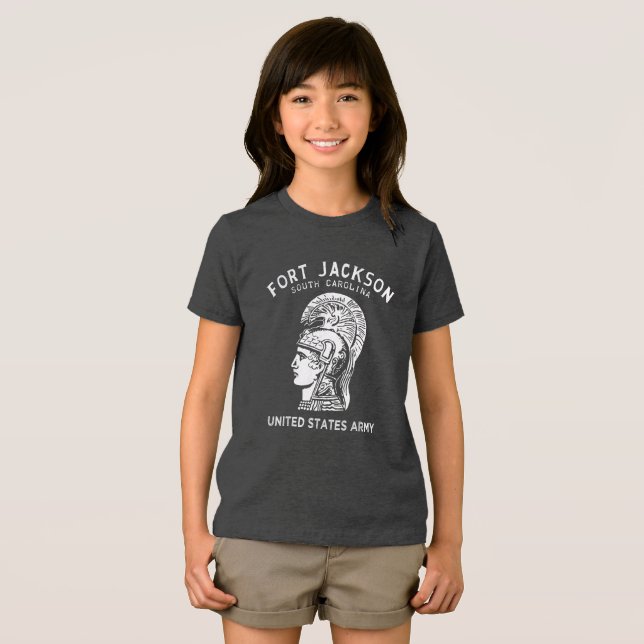Camiseta Fort Jackson Vintage White (Frente Completa)