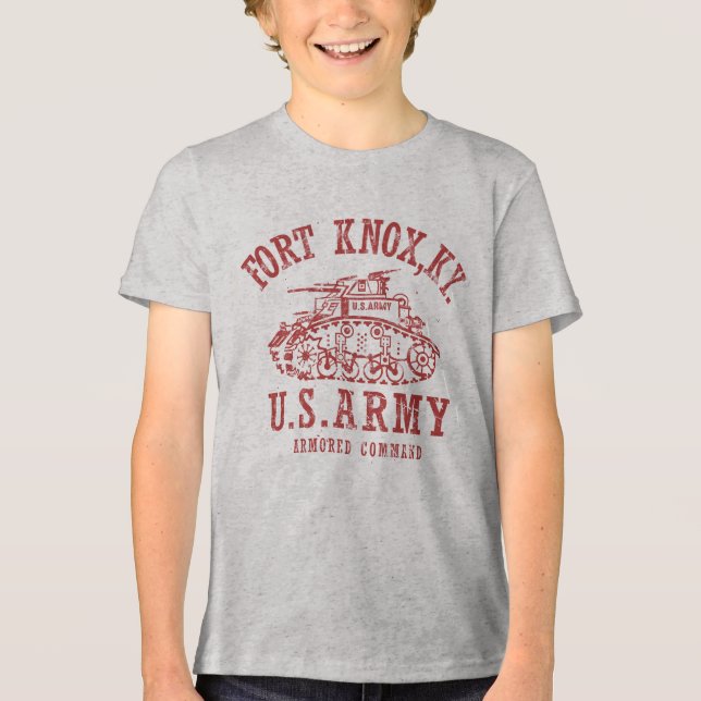 Camiseta Fort Knox Vintage Red (Frente)