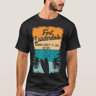 Camiseta Fort Lauderdale Beach Souvenirs Da Flórida Gifts