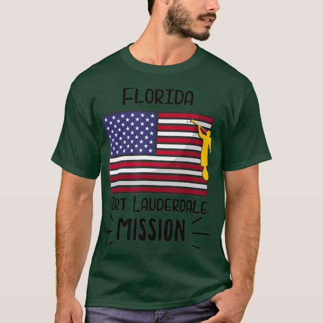 Camiseta Fort Lauderdale Mormon LDS Mission Gift da Flórida (Frente)