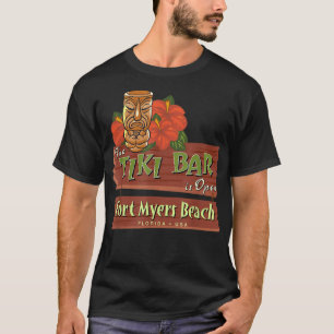 Camiseta Fort Myers Beach Flórida Bar de Tiki