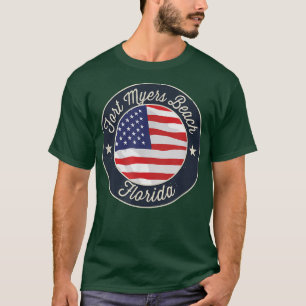 Camiseta Fort Myers Beach - Patriotic Florida Souvenir T-Sh