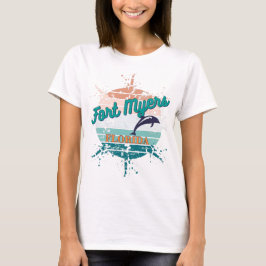 Camiseta Fort Myers Florida Retro Vintage Sunset