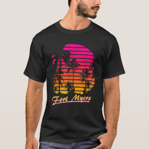 Camiseta Fort Myers Legal dos anos 80 Palm Trees Verão Suns