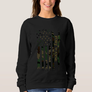 Camiseta Fort Wayne Estados Unidos Afetou Camo com bandeira