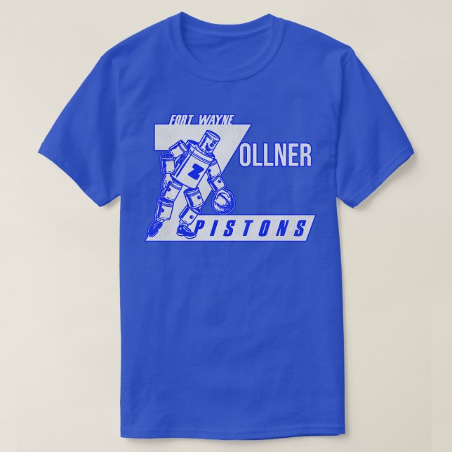 Camiseta Fort Wayne Zollner Pistons Equipe de basquetebol (Frente do Design)