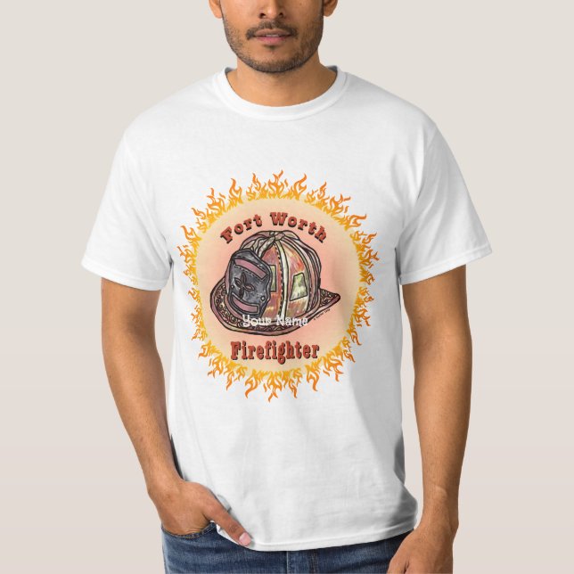 Camiseta Fort Worth Firefighter (Frente)