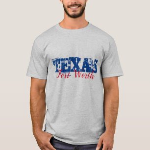 Camiseta Fort Worth Texas Dual Font