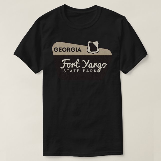 Camiseta Fort Yargo State Park Georgia - Sinal de Boas-vind (Frente do Design)