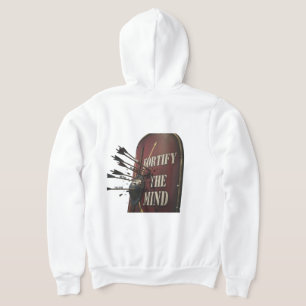 Camiseta Fortaleça a Mente Escudo Romano Estoico Motivaci