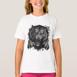 Camiseta Fortalecimento do Tigre Fierce: Negrito e Selvagem