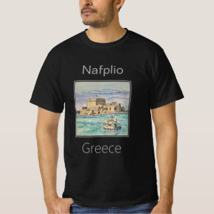 Camiseta Fortaleza Bourtzi, Nafplio, Grécia