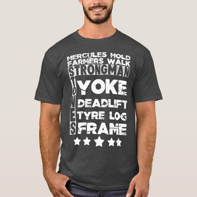 Camiseta Fortaleza Exercício de Elevação de Morte (Frente)