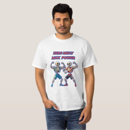 Camiseta Forte até os Ossos – Design Divertido de Esqueleto