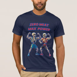 Camiseta Forte até os Ossos – Design Divertido de Esqueleto