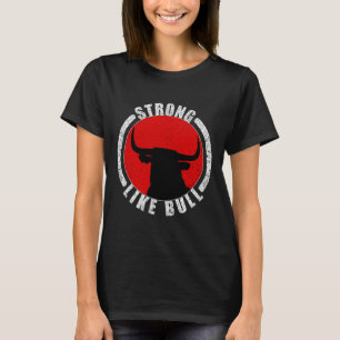 Camiseta Forte Como A Bull Bodybuilding E A Erga De Energia