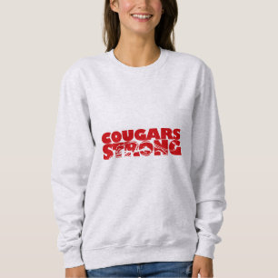 Camiseta forte de Cougars femininos