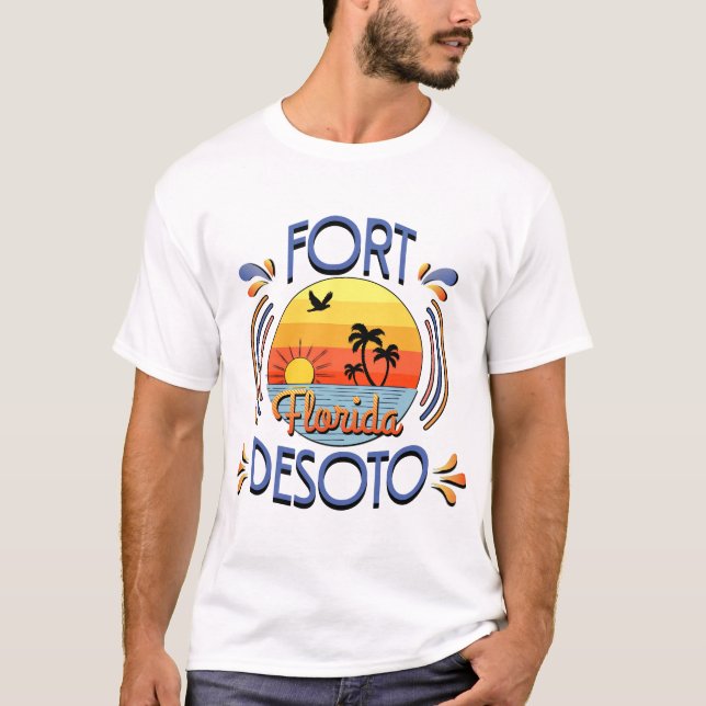 Camiseta Forte De Soto, Flórida (Frente)