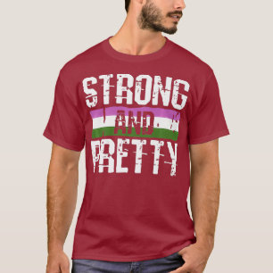 Camiseta Forte E Bonito Orgulho De Gama De Gênero