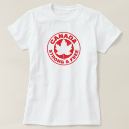 Camiseta forte e gratuita do Canadá