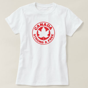 Camiseta forte e gratuita do Canadá