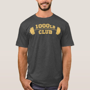 Camiseta Forte elevador de peso do clube de 1000lb